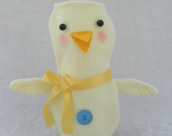 Easter chick basket, chick bag, Easter chick decoration, Easter decor, yellow chick