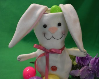 Easter bunny basket, Bunny bag, Easter bunny decoration, Easter decor, easter wine bottle holder
