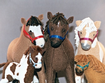 3D Horse Portraits - your horse in miniature, soft sculpture horse, a keepsake for a lifetime.