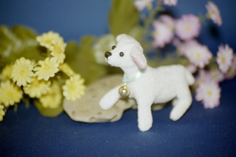 Lambert miniature soft sculpture lamb with armature, spring lamb image 3