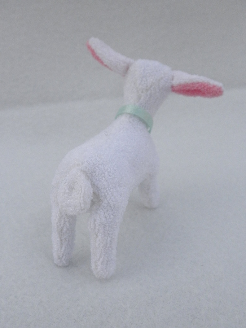Lambert miniature soft sculpture lamb with armature, spring lamb image 4