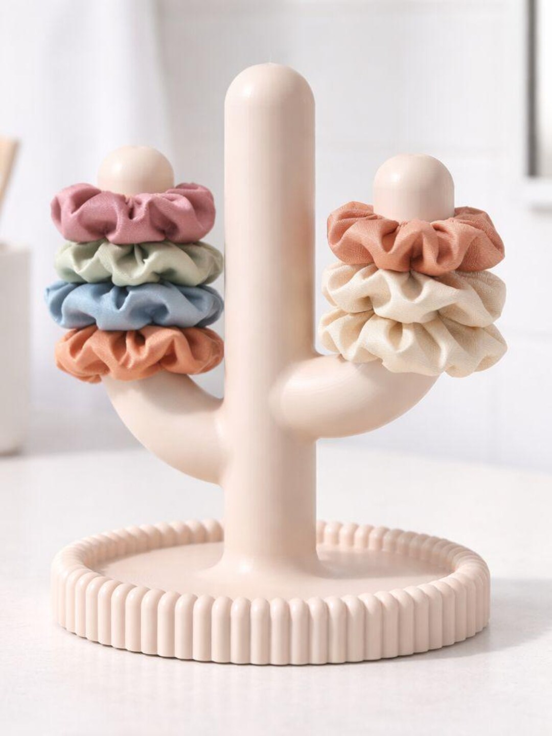 Scrunchie Racks 3D Printed Hair Accessories Organizer Stand | Scrunchie & Claw Clip ...