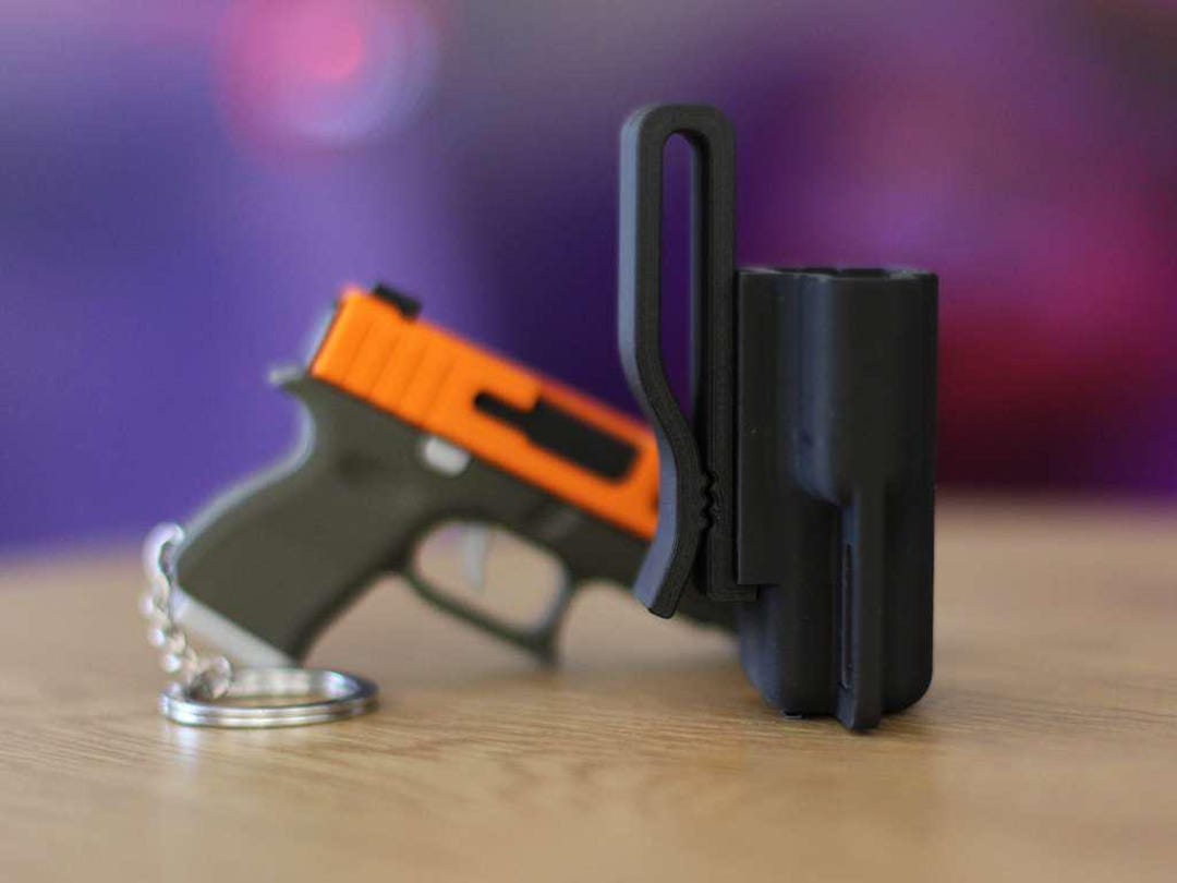 3D Printed Keychain Holder Compact EDC Key Organizer Minimalist Pocket ...
