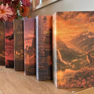 Throne of Glass Inspired Series Rebind | Handmade Special Edition