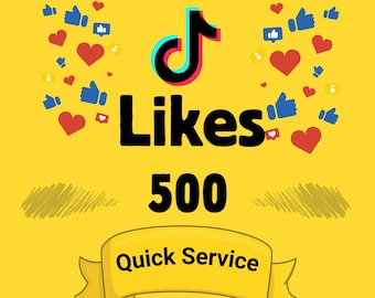 500 TikTok Likes | Fast Delivery | Boost Video Engagement