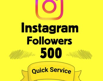 500 follower su Instagram / Servizio di crescita reale (consegna rapida)