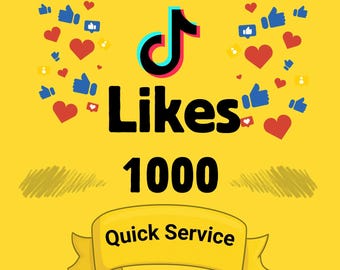 1000 TikTok-vind-ik-leuks | Echte betrokkenheidsboost (snelle service)