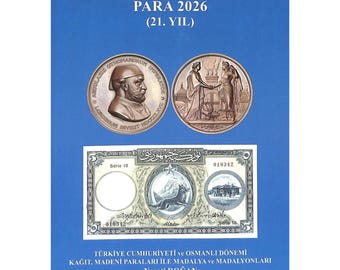 Ottoman Empire and Turkey Coins, Banknote, Medals Catalog - 2026 (21st) - New