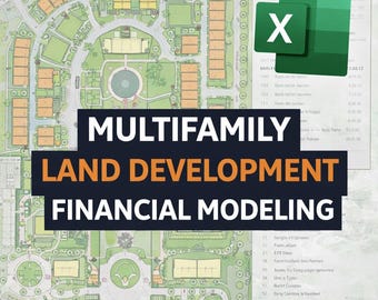 Modelo financiero para el desarrollo y adquisición de bienes raíces – Edificios multifamiliares - Plantilla pro forma en Excel