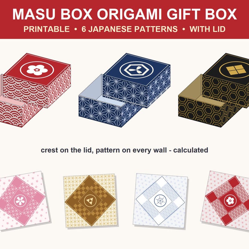 Origami Box Easy Patterns - Etsy