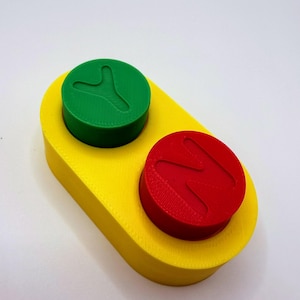Bluey Yes/No Clicker Fidget — As Seen in Dance Mode! | 3D Printed by Ella Age 8 | UK Seller