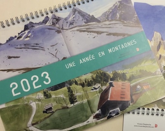 Calendrier 2023 Montagnes