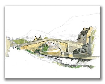 Limited and signed print — Pont Notre-Dame