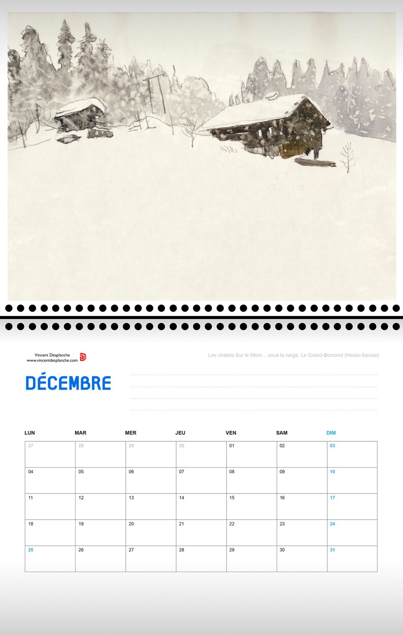 Calendrier 2023 Montagnes image 4