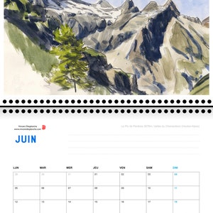 Calendrier 2023 Montagnes image 3