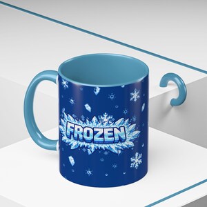 Taza Retro Gamer Frozen Status / Taza de café con efecto de hielo pixelado / Taza para juegos de rol / Idea de regalo para gamers imagen 6