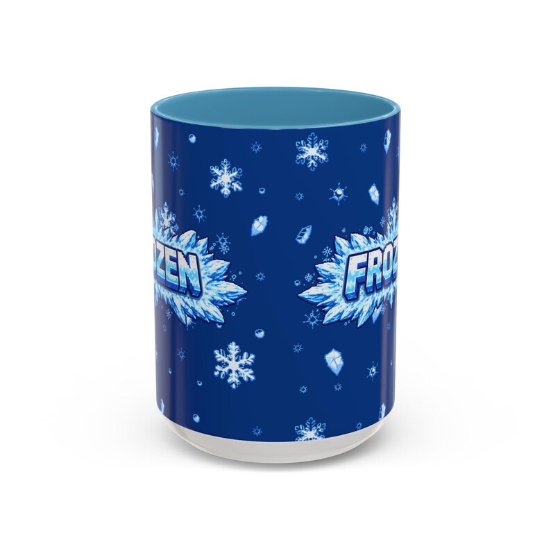 Taza Retro Gamer Frozen Status / Taza de café con efecto de hielo pixelado / Taza para juegos de rol / Idea de regalo para gamers imagen 7