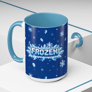 Taza Retro Gamer Frozen Status / Taza de café con efecto de hielo pixelado / Taza para juegos de rol / Idea de regalo para gamers imagen 12
