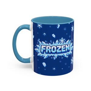 Taza Retro Gamer Frozen Status / Taza de café con efecto de hielo pixelado / Taza para juegos de rol / Idea de regalo para gamers imagen 3