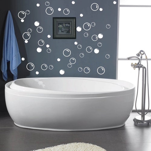 38 Soap Bubbles Bathroom Wall Decals Vinyl Decal wall Art Etsy