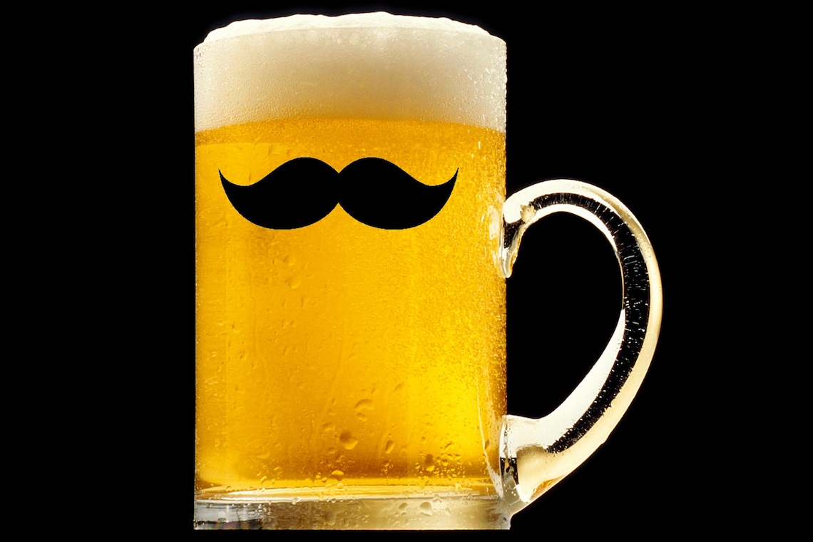 Set of 48 Mustache Decals Great for Mugs and Glass Cups Etsy