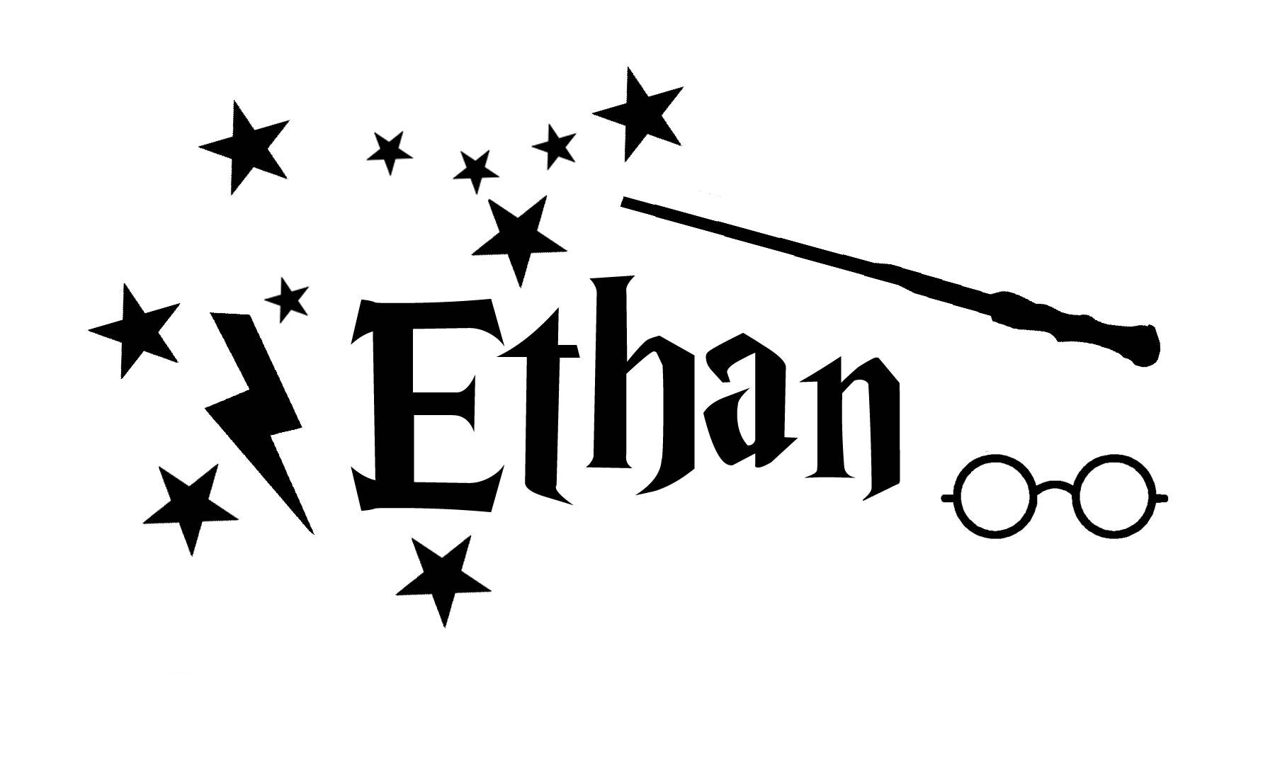 Harry Potter wall decal Personalized Name wall art wall Etsy