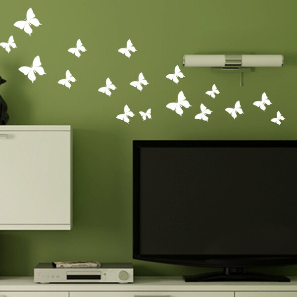 butterfly decals - wall decal - butterflies decal- nursery wall decal- living room decor - children wall decal - home decor-