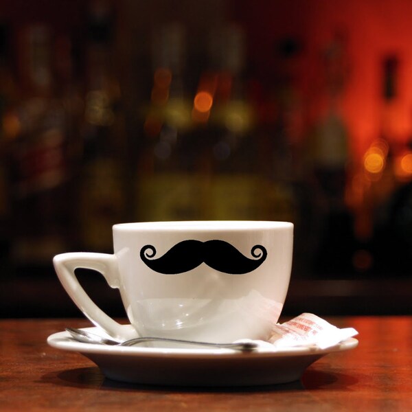 Mustache Decal Etsy