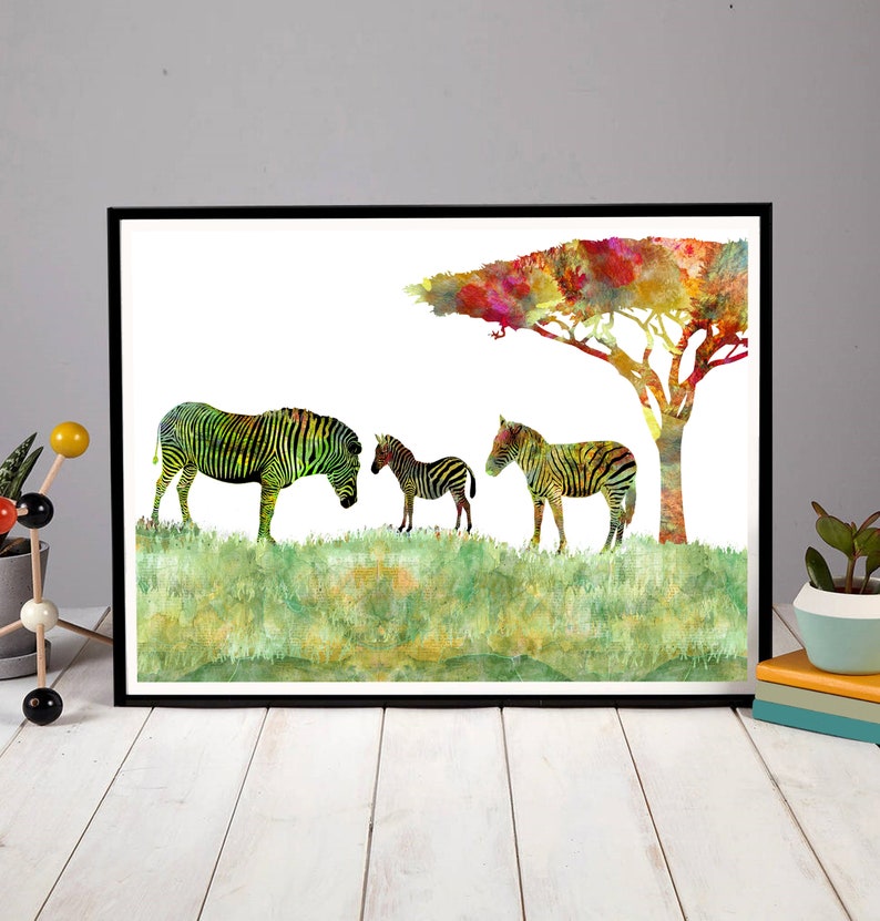 Zebra Print Nursery Print Nursery Decor Animal Print Etsy UK