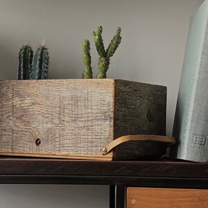 Caja de madera y hormigón caja decorativa caja de | Etsy