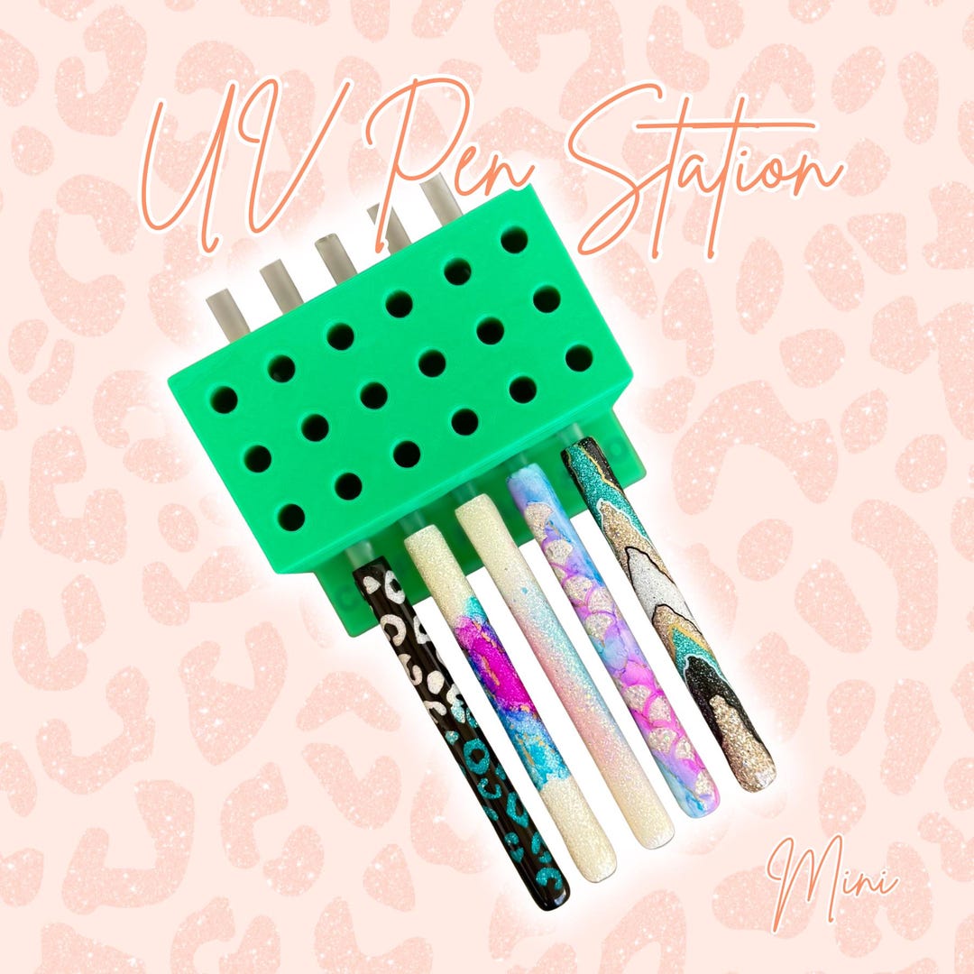 Rod Resin Curing Rack UV Pen Station Mini | UV Pen Curing Rack for Resin Pens - Etsy