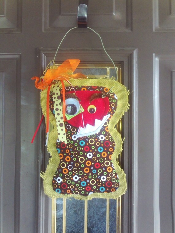 Fall Decoration Halloween Party Decor Monsters Prize Burap Window Door Gift