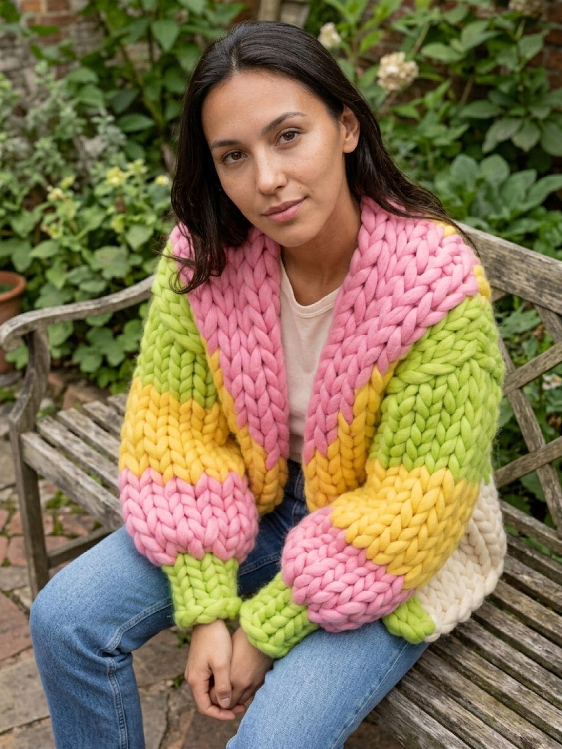 Geometric Cardigan - Etsy Canada