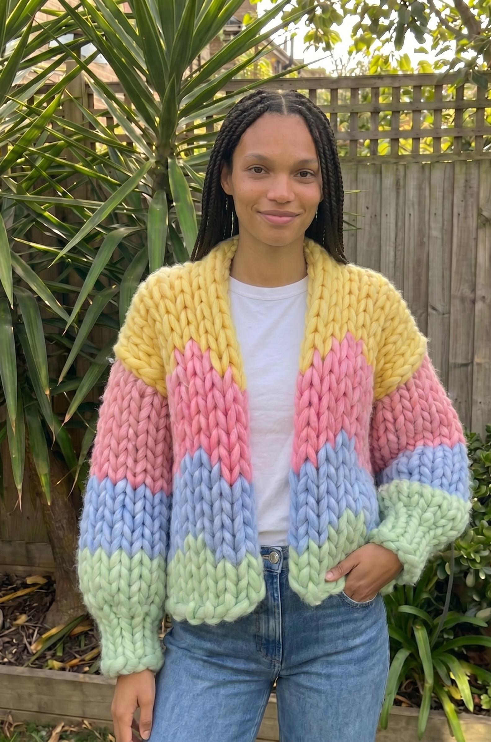 Zigzag Cardigan - Etsy