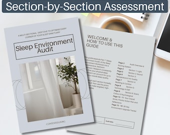 Werkboek slaapomgevingscontrole: checklist slaapkamer, gids heiligdom (digitale download)