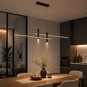 Moderne LED-hanglamp - Dimbare slimme kroonluchter voor eetkamer, restaurant en woonkamer