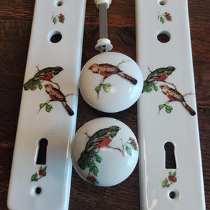 Türbeschläge aus Limoges-Porzellan