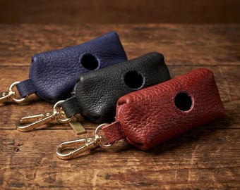 カスタムレザー製うんち袋ホルダー – 犬の飼い主さんへの理想的なギフト