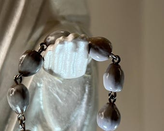 Terço das Lágrimas de Jó feito à mão | Terço de oração para devoção ao Menino Jesus de Praga