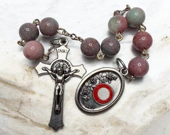 St. Gerard Chaplet with Relic | Catholic Fertility & Pregnancy Prayer Beads