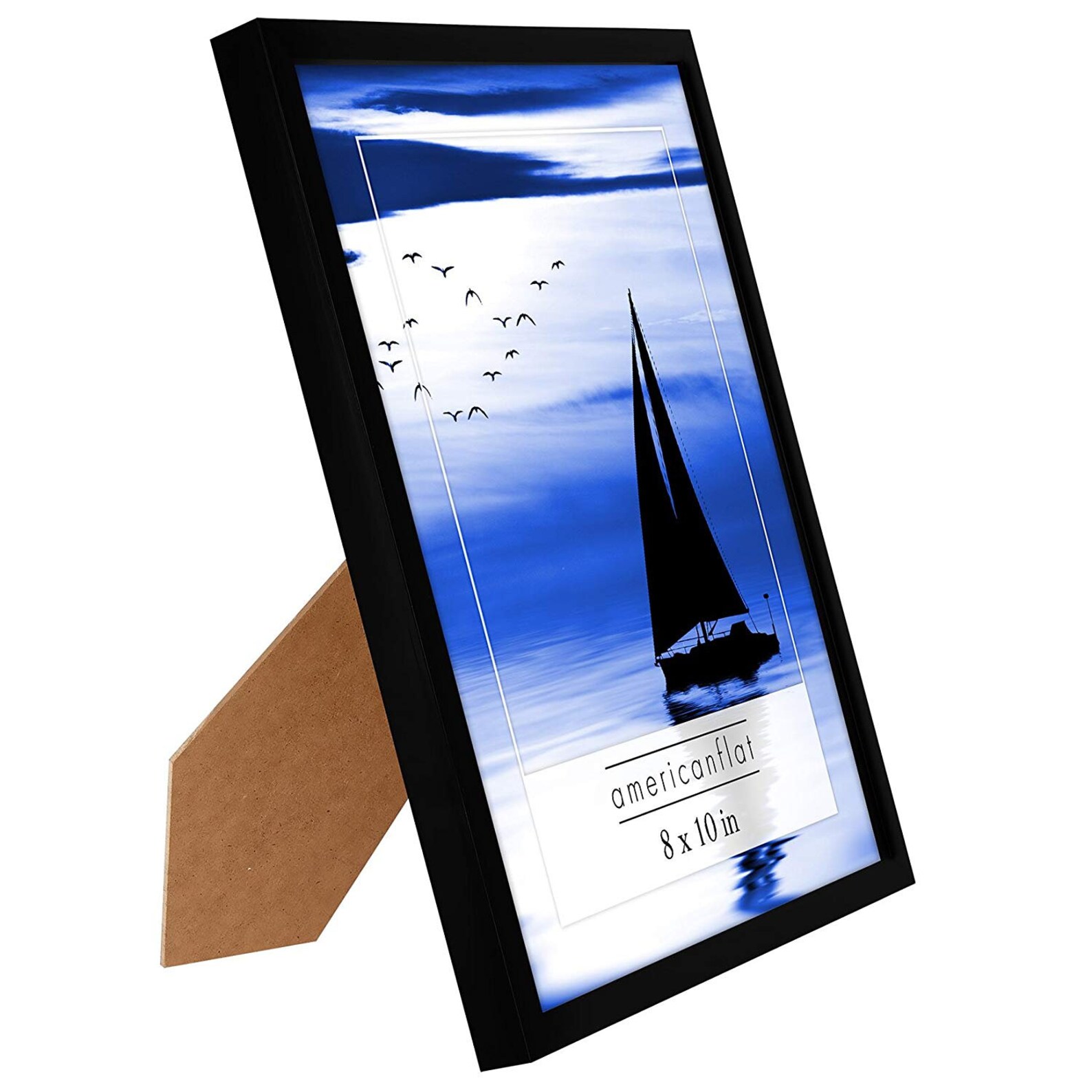 8x10 Modern Black Frames Set of 12 Lead Free Glass Fronts Etsy