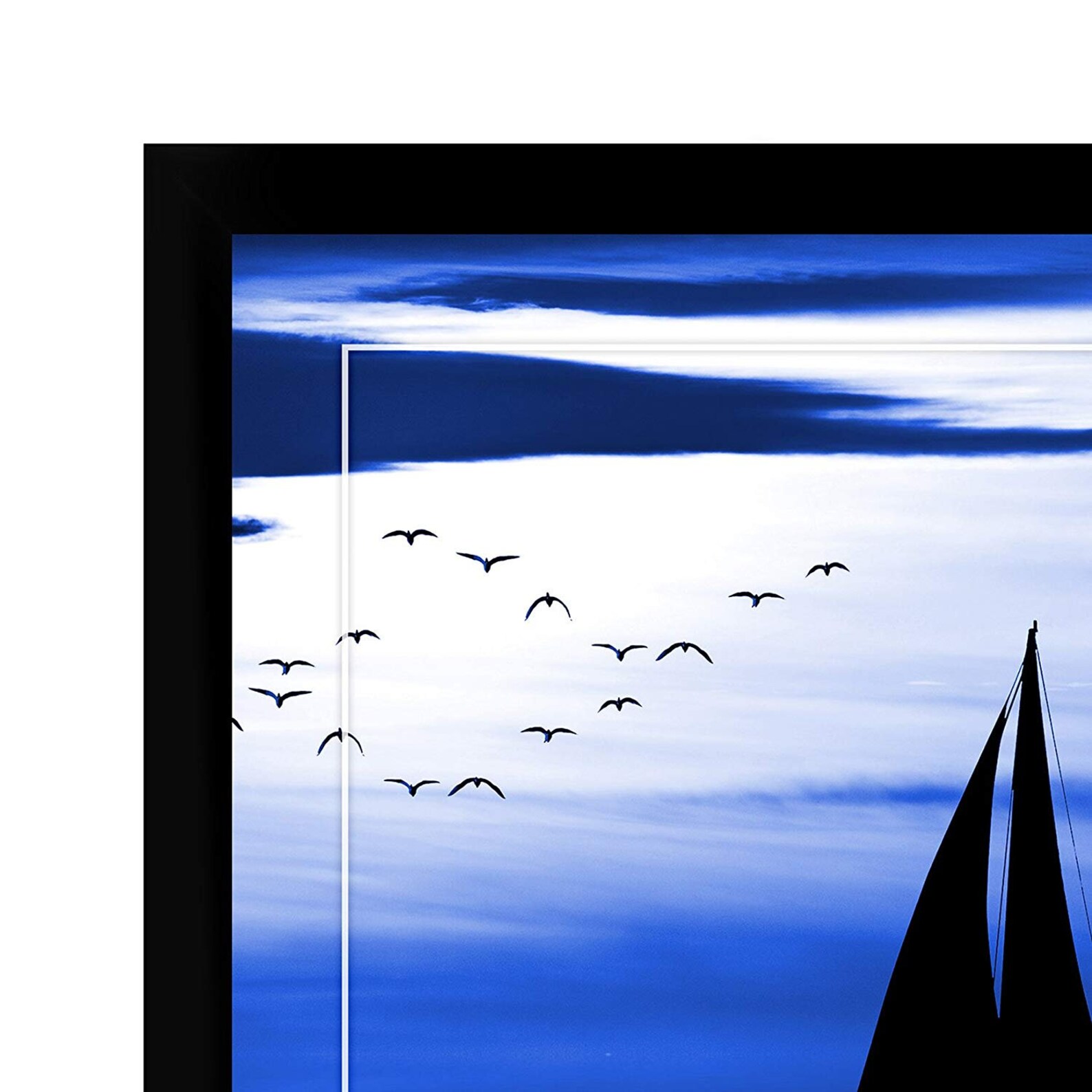 8x10 Modern Black Frames Set of 12 Lead Free Glass Fronts Etsy