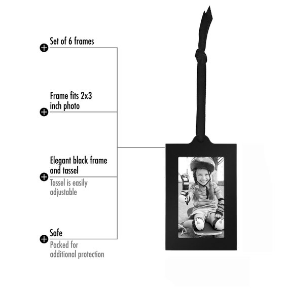 Bronze Family Tree Frame With 6 Hanging Picture Frames Each