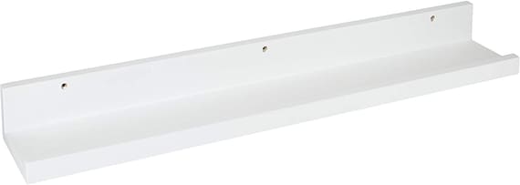 White Floating Wall Shelf 24-inch by Americanflat 