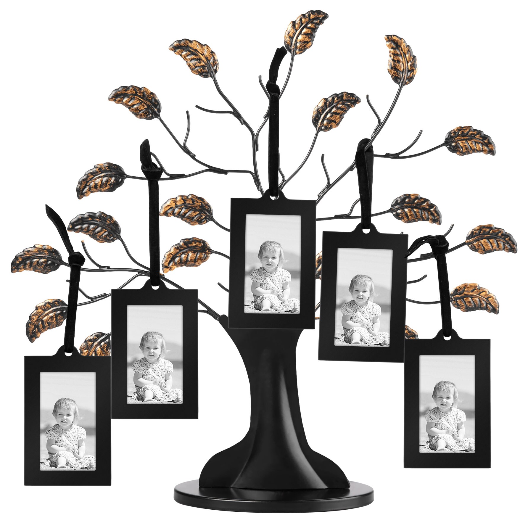 Bronze Family Tree Frame with Hanging Picture Frames Each Etsy