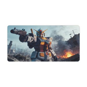 Gundam RX-78-2 Beam Rifle Mouse Pad – Epic Anime Mecha Battle Desk Mat image 6