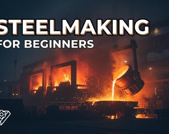 Steelmaking for Beginners | Complete Steel Manufacturing Guide | Metallurgy eBook + Student Workbook