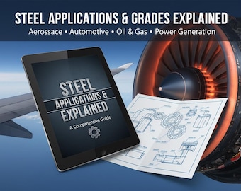 Steel Grades & Applications Guide | Metallurgy Study Notes and Exercises | Aerospace, Automotive, Oil and Gas, Power Gen Materials Handbook