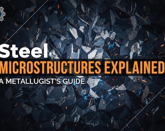 Steel Microstructures Explained | Ferrite, Pearlite, Bainite & Martensite | Metallurgy eBook + Exercises