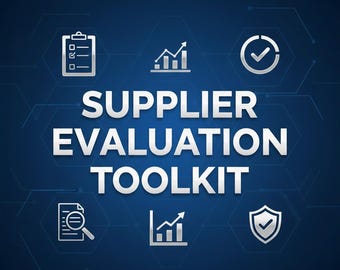 Supplier Evaluation Template | Vendor Assessment Tool | Excel Dashboard | Supplier Scorecard | Supplier Capability & Assessment CAPCA